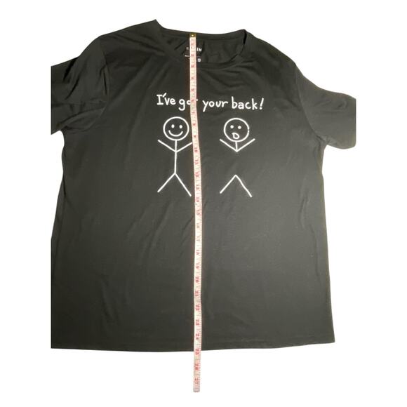 I've Got Your Back Shein Humor Graphic Novelty Funny T Shirt Size XL Tee Womens - Picture 5 of 6